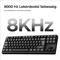 KEYCHRON K8 Ultra 8K Bluetooth / vezeték nélküli magyar Apex Banana mechanikus billentyűzet fekete K8U-J4P-HU small