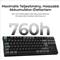 KEYCHRON K8 Ultra 8K Bluetooth / vezeték nélküli magyar Apex Red mechanikus billentyűzet fekete K8U-J1P-HU small