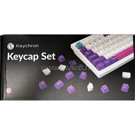 KEYCHRON Low Profile ABS magyar billentyűsapka készlet Version B (fekete-szürke) JM-244 small