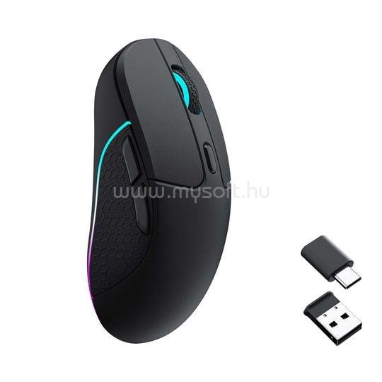 KEYCHRON M3 vezeték nélküli gamer egér (fekete)