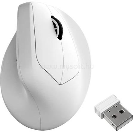 KEYCHRON M5 ergonomikus vezeték nélküli egér (fehér)