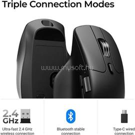 KEYCHRON M6S optikai Bluetooth / vezeték nélküli egér fehér M6S-A3 small