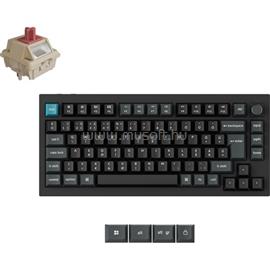 KEYCHRON Q1 Ultra 8K mechanikus Silk POM Red Bluetooth / vezeték nélküli billentyűzet (magyar, fekete) Q1U-M1P-HU small