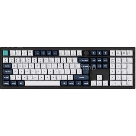 KEYCHRON Q6 Max - Hot Swappable, RGB Backlight, Knob, Magnetic Switch - ISO HU Layout - Carbon Black