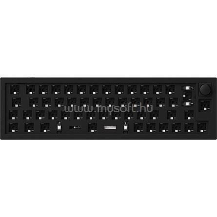 KEYCHRON Q9 Swappable RGB Backlight Knob ISO barebone vezetékes  billentyűzet (fekete)