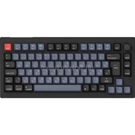 KEYCHRON V1 Max mechanikus Gateron Jupiter Brown Bluetooth / vezeték nélküli billentyűzet (magyar, fekete-kék) V1M-D3Z-HU small