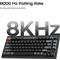 KEYCHRON V1 Ultra 8K mechanikus Silk POM Red Bluetooth / vezeték nélküli billentyűzet (magyar, fekete) V1U-D1Z-HU small