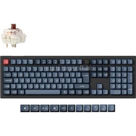 KEYCHRON V6 Max Bluetooth / vezeték nélküli / USB magyar gaming Gateron Jupiter Brown mechanikus billentyűzet fekete-szü V6M-D3Z-HU small
