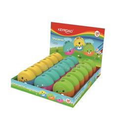 KEYROAD Hegyező, 2 lyukú, 18 db/display, Keyroad, Speedy Snail, vegyes színek KEYROAD_54329 small