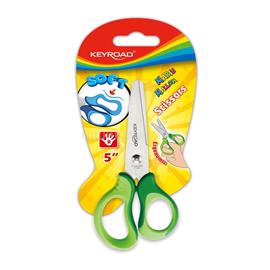 KEYROAD Olló 13 cm tompa fejű Soft Grip vegyes színek KEYROAD_38441 small