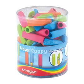 KEYROAD Radír, ceruzavégre PVC mentes 72 db/display Cappy vegyes színek KEYROAD_38470 small
