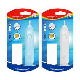 KEYROAD Radír, elektromos, 1 db/bliszter, Electric, vegyes színek KEYROAD_54335 small