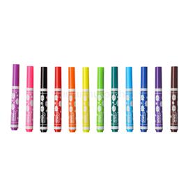 KEYROAD Rostirón, filctoll készlet, 5 mm, 12 db/bliszter, Jumbo, vegyes színek KEYROAD_54313 small