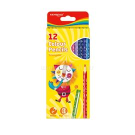 KEYROAD Színes ceruza készlet háromszögletű 12 klf. szín KEYROAD_38490 small