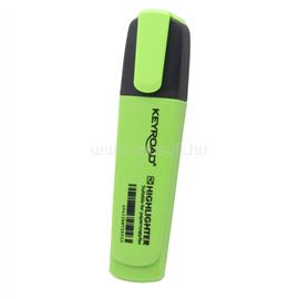 KEYROAD Szövegkiemelő vágott hegyű, lapos test Keyroad Fluo neon zöld KEYROAD_38516 small