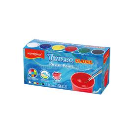 KEYROAD Tempera készlet, 6 x 25 ml, ecsettel, Keyroad, műanyag dobozban KEYROAD_66523 small