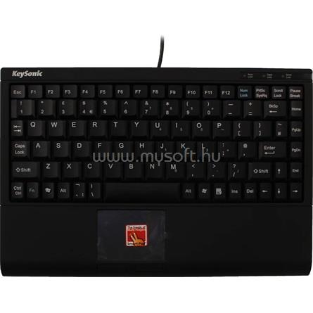 KEYSONIC ACK-540U+ membrán vezetékes billentyűzet angol lokalizáció (fekete)