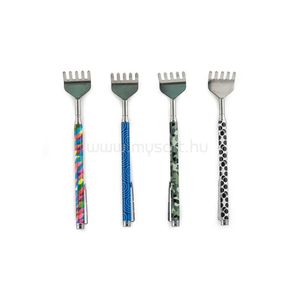 KIKKERLAND BS001-C 50cm mintás, multicolor teleszkópos hátvakaró