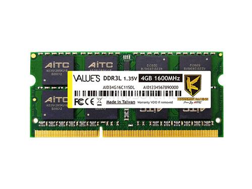 KINGSMAN SODIMM memória 4GB DDR3L 1600MHz CL11