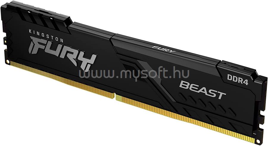 KINGSTON DIMM memória 4GB DDR4 2666MHz CL16 FURY BEAST BLACK