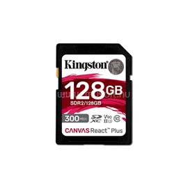 KINGSTON Canvas React Plus SDXC 128GB Class 10 UHS-II U3 V90 memóriakártya SDR2/128GB small