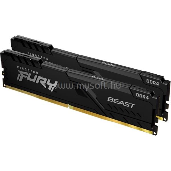 KINGSTON DIMM memória 2X8GB DDR4 3600MHz CL17 FURY BEAST BLACK