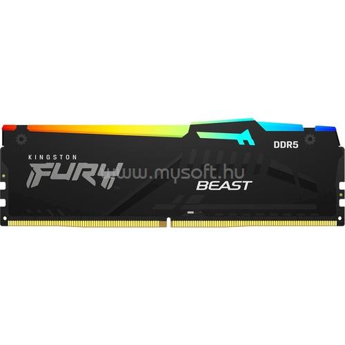 KINGSTON DIMM memória 16GB DDR5 5200MHz CL40 FURY BEAST BLACK RGB