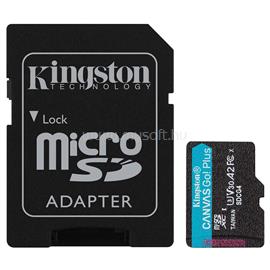 KINGSTON Canvas Go Plus microSDXC 1TB Class10 UHS-I U3 V30 A2  memóriakártya + adapter SDCG4/1TB small
