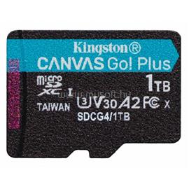 KINGSTON Canvas Go Plus Gen4 microSDXC 1TB Class 10 UHS-I U3 V30 A2 memóriakártya SDCG4/1TBSP small
