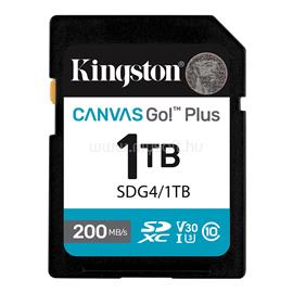 KINGSTON Canvas Go Plus SDXC Gen4 1TB C10 UHS-I U3 V30 memóriakártya SDG4/1TB small