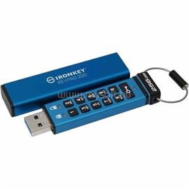 KINGSTON IronKey Keypad 200 USB3.2 256GB pendrive (kék) IKKP200/256GB small
