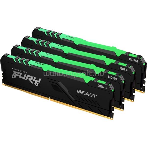 KINGSTON DIMM memória 4X8GB DDR4 3200MHz CL16 FURY BEAST RGB