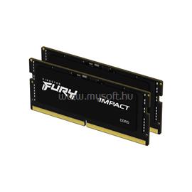 KINGSTON SODIMM memória 2X16GB DDR5 4800MHz CL38 FURY IMPACT BLACK KF548S38IBK2-32 small