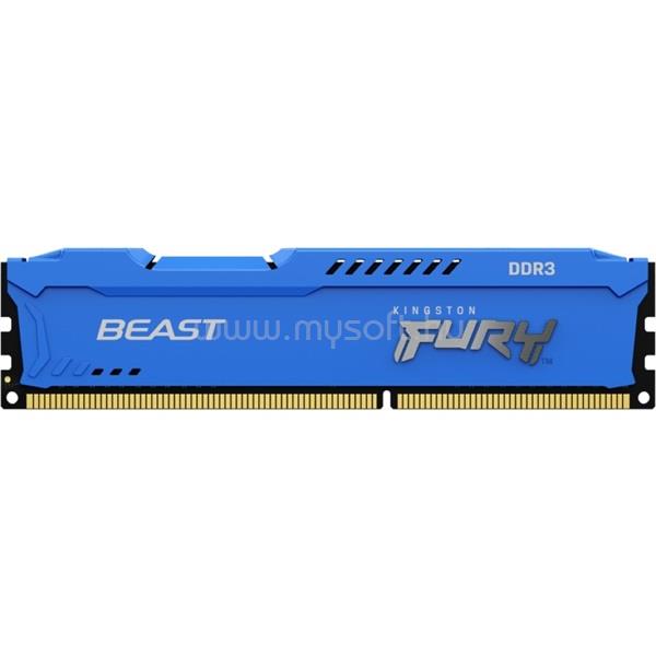 KINGSTON DIMM memória 4GB DDR3 1600MHz CL10 FURY BEAST BLUE