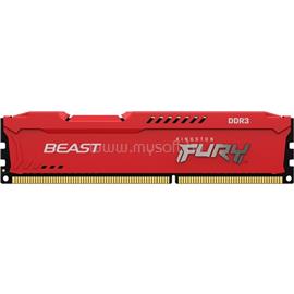 KINGSTON DIMM memória 4GB DDR3 1600MHz CL10 FURY BEAST RED KF316C10BR/4 small