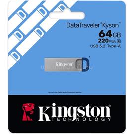 KINGSTON 64GB DataTraveler Kyson USB-A 3.2 Gen1 pendrive fém DTKNG2/64GB small