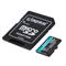 KINGSTON Canvas Go! Plus MicroSDXC 128GB, Class10, UHS-I U3 V30, A2 memóriakártya + adapter SDCG3/128GB small