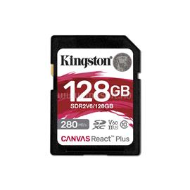 KINGSTON Canvas React Plus SDXC 128GB Class 10, UHS-II, U3, V60 memóriakártya SDR2V6/128GB small