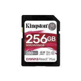 KINGSTON Canvas React Plus SDXC 256GB Class 10, UHS-II, U3, V60 memóriakártya SDR2V6/256GB small