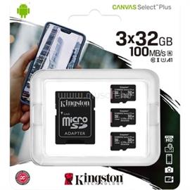 KINGSTON Canvas Select Plus 32GB microSDHC 3 Pack SDCS2/32GB-3P1A small