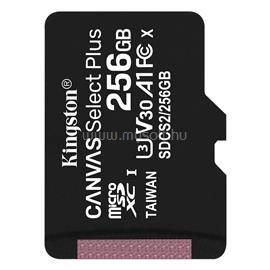 KINGSTON Canvas Select Plus MicroSDXC 256GB, Class10. UHS-I U3, V30 memóriakártya SDCS2/256GBSP small