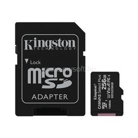 KINGSTON Canvas Select Plus MicroSDXC 256GB.Class10. UHS-I U3, V30 memóriakártya + adapter SDCS2/256GB small