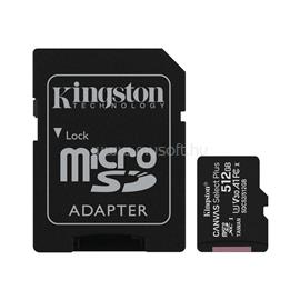 KINGSTON Canvas Select Plus MicroSDXC 512GB.Class10. UHS-I U3, V30 memóriakártya + adapter SDCS2/512GB small