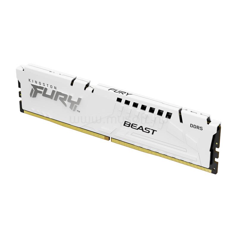 KINGSTON DIMM memória 16GB DDR5 5200MHz CL36 FURY BEAST WHITE