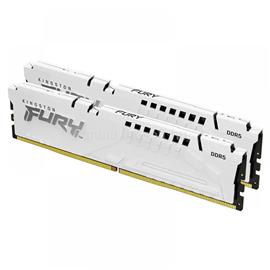 KINGSTON DIMM 2X32GB DDR5 6000MHz CL40 FURY BEAST WHITE XMP KF560C40BWK2-64 small