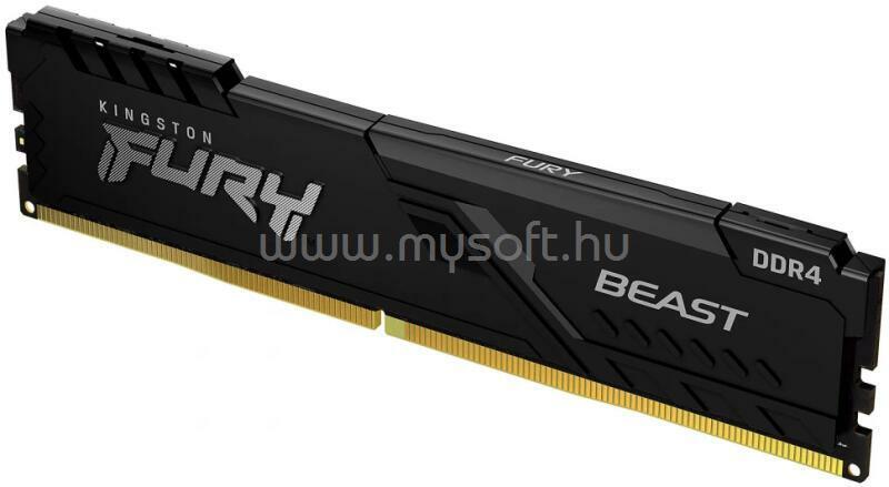 KINGSTON DIMM memória 16GB DDR4 2666MHz CL16 FURY BEAST BLACK