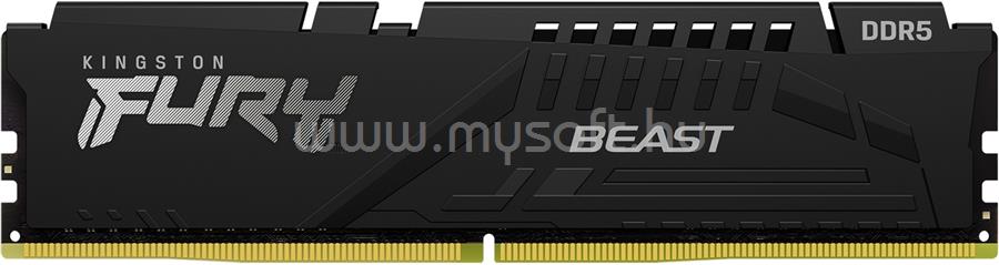 KINGSTON DIMM memória 16GB DDR5 5200MHz CL36 FURY Beast Black