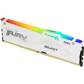 KINGSTON DIMM memória 16GB DDR5 5200MHz CL40 FURY BEAST WHITE RGB XMP KF552C40BWA-16 small