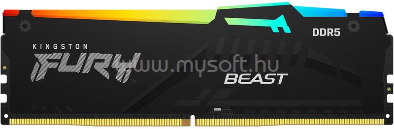 KINGSTON DIMM memória 16GB DDR5 5600MHz CL38 FURY BEAST BLACK RGB