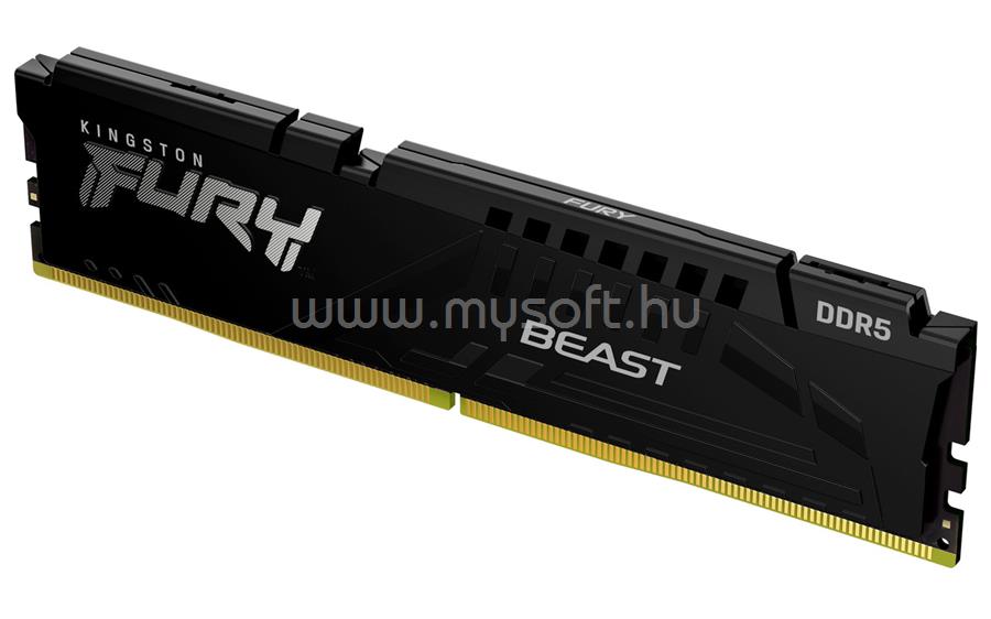 KINGSTON DIMM memória 16GB DDR5 6000MHz CL30 FURY Beast Black XMP